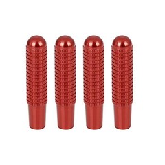 4Pcs Aluminum Alloy Bolt-On Replace Door Lock Knobs Pins for Mercedes-Benz Red