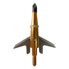 12Pcs Golden Swhacker Broadheads 100 Grain 1.75″ Cut Compound Bow Crossbow Tips