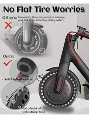 8.5×2 Solid Scooter Tires 50/75-6.1 for Xiaomi Gotrax Hiboy 2 Pack