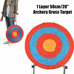 50cm/20″Archery Straw Target Round Bow Arrow Target Shooting Practice Dart Board