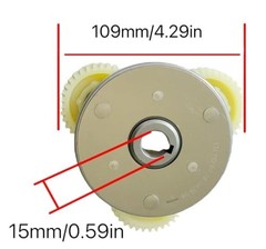 36T Nylon Planetary Gear Clutch Kit for 500W-1000W E-Bike Hub Motors, Fat Tire &