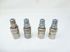 NEW Paintball High Pressure Quick Disconnect fill nipple fitting Set 1/8″ NPT