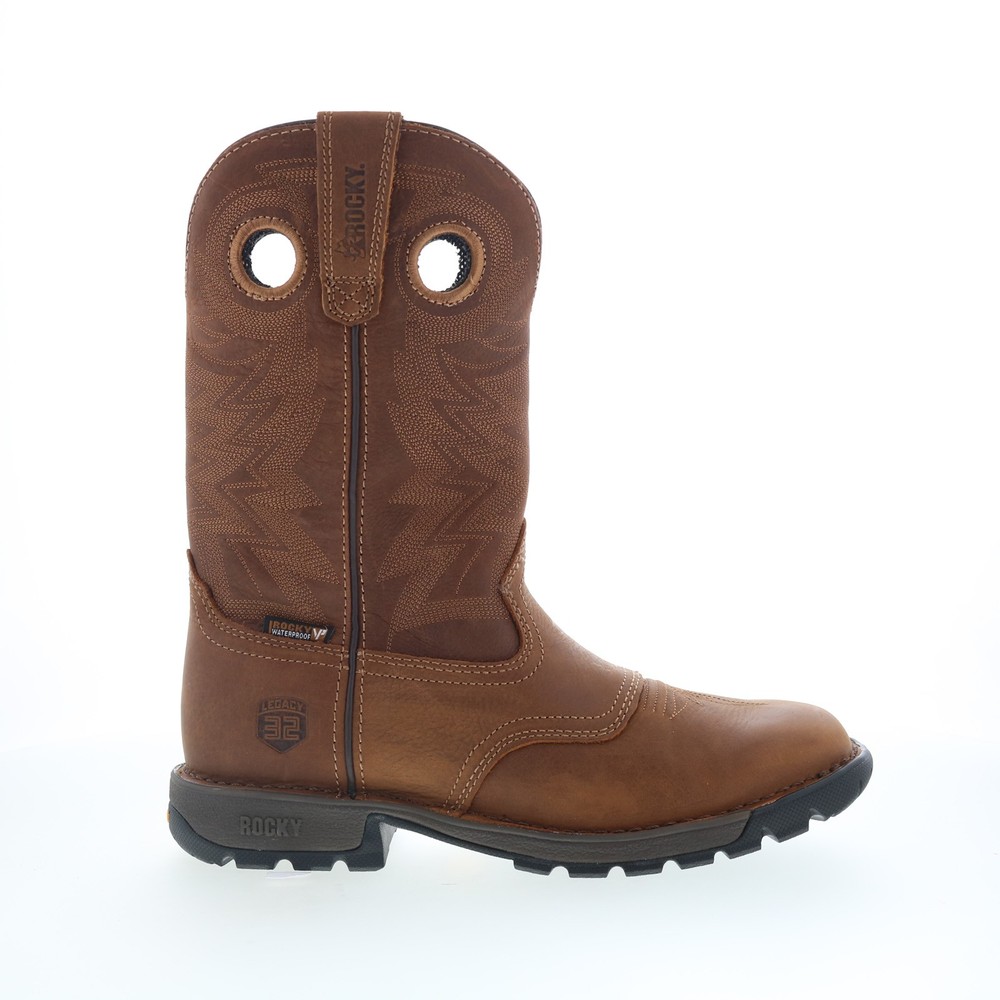 Rocky Legacy 32 Waterproof 11″ Western Boot Mens Brown Western Boots