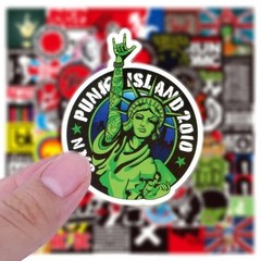 10/50/100pcs Classic ROCK Stickers Graffiti Music Band Decals for Ipad Guitar