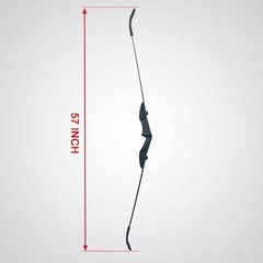 57 inch Recurve Bow 30lbs / 40lbs Archery Right Left Hand Hunting Bow Long Bow