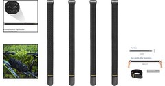 Durable Elastic Cinch Straps – Adjustable, Anti-Slip 4 Pack, 24″x2″ for All Uses