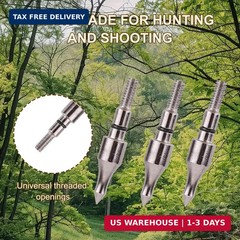 Aluminum Arrow Inserts .244/6.20mm & 100 Grain Bullet Field Points for Carbon Ar