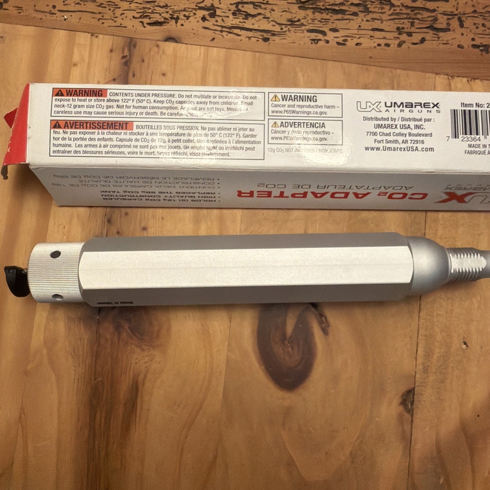 NEW Umarex 2 x 12 Gram Co2 Adapter For Air Rifles (2211284)