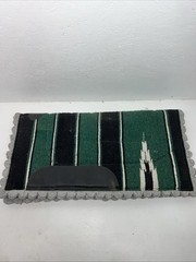 New Green Plaid Navajo Felt Scalloped Saddle Pad 30×30 #89-482 Pad-23