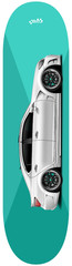 Car Art LS460 VIP style Skateboard Deck garage wall art slammed stance lexus v1