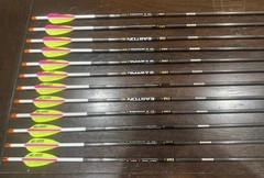 NEW – EASTON – 5.0 Arrows (MATCH GRADE) – 1 DZ – Fletched with AAE Hybrid Vanes