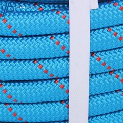 1/2in × 125ft Double Braided Polyester Rope Breaking Strength 8400 Pounds Blue
