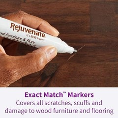 Exact Match Wood Furniture & Floor Repair Markers, 6 Count, Brown (Pack of 1)