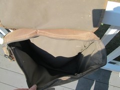 LARGE INSULATED TAN SADDLE WESTERN SADDLE BAGS