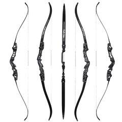 25-60lbs Takedown 62″ ILF Archery Recurve Bow 19» Aluminum Riser Hunting Shoot