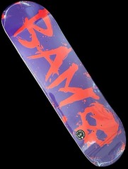 RARE ZERO x BAM III Purple Red Blood Font 8.25 Skateboard Deck Margera CKY NEW