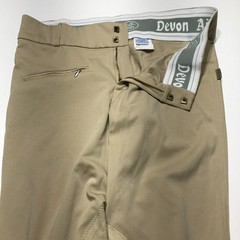 Devon Aire Pants Womens LXL Tan Beige Khaki All Pro Max Wide Waistband Breeches