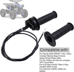 7/8″ Throttle Accelerator Handle Grips for 50cc 110cc 125cc Dirt Bike Mini Bike