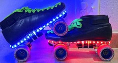 Roller Skate LED Changing Color Lights w/remote (PAIR) 60 Lights Per Meter