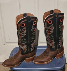 Tony Lama Buckaroo Cowboy Boots 10.5 D