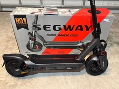 Segway Max G3 Ninebot Electric Scooter 28 mph Speed 50 miles Range. Perfect cond