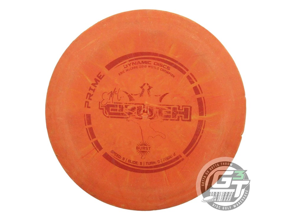 USED Dynamic Discs Prime Burst EMAC Truth 177g Orange Red Foil Midrange Disc