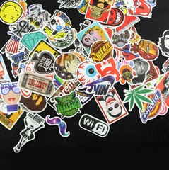 200 X Random Cool Vinyl Decal Graffiti Sticker Bomb Skate Laptop PVC Stickers US