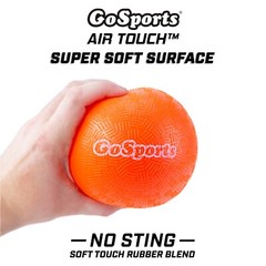 GoSports Kid Safe Inflatable Soft Touch Dodgeballs Set with Pump and Mesh Bag