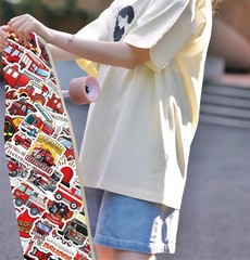 30Pcs Cute Cartoon Fire Fighting Engine Vehicle Fireman Waterproof Stickers