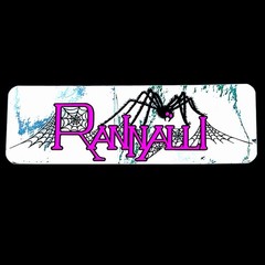 Vintage 1970’s Rannalli Skateboard Sticker Reflective Silver Neon Pink & Black