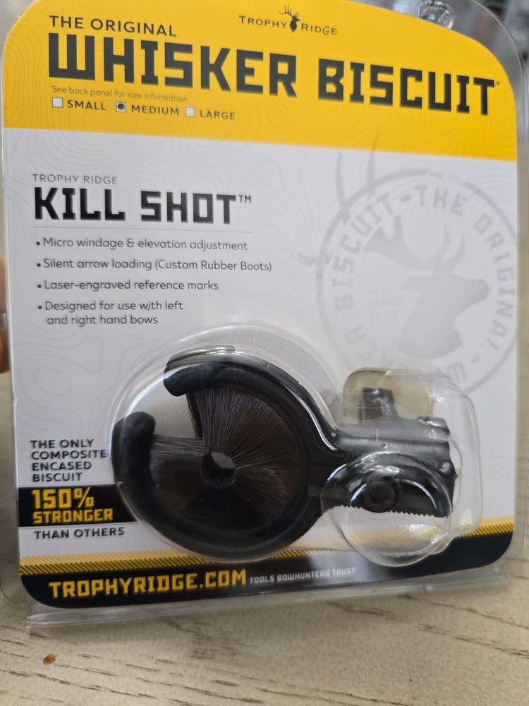 Trophy Ridge AWB500M Kill Shot Whisker Biscuit Medium – Black
