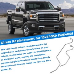 For 2008-2014 Tahoe Suburban Avalanche Rack Pinion Transfer Lines Hard lines …