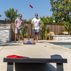GoSports Classic Cornhole Set – Includes 8 Bean Bags, 4’x2′, 4 x 2 ft Rustic
