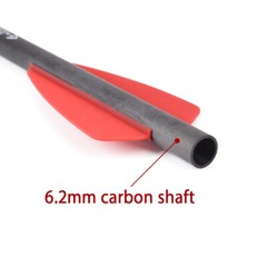 12pcs 7.5″inch Crossbow Bolts Carbon Arrows 2″ Vanes Sports Crossbow Hunting NEW