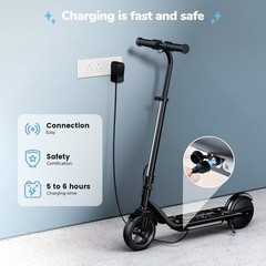 Electric Scooter for Kids Ages 8-12 150W E-Scooter Adjustable Heights Dual Brake