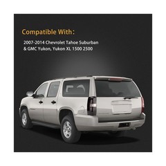Tail Light Assembly Compatible With 2007-2014 Chevy Tahoe/Suburban Driver and…