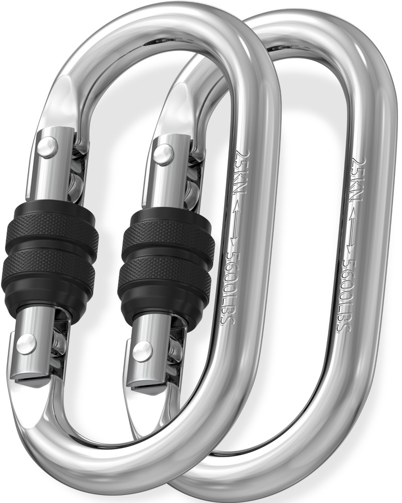 Locking Carabiner -4.3″ Heavy Duty Carabiner – Large Carabiner Clip – D Shape