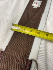 33″ Brown Nylon Western Cinch, Felt Lined, – New