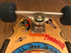 Dog Town Skateboard Bull Dog Design W/Tracker Trucks & wheels Boners Tailwoodys