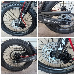 X-PRO DRAX X PRO Electric Dirt Pit Bike 72V/30AH 19″/17″ Wheels for Teens Adults