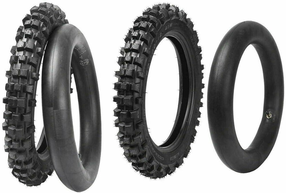 Front 60/100-14 Rear 80/100-12 Tire Tube for Dirt Bike KLX110 TTR90 CRF110 PW80