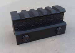 Airsoft Riser Picatinny Rail Mount , 60mm Length , ABS Plastic
