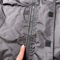 Women’s Riding Jacket Windbreaker Size Large Black Tan Vented Mountain Horse