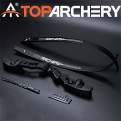 TOPARCHERY 62″ Archery ILF Recurve Bow Alloy Riser Competition Athletic 25-50lbs