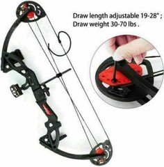 Right Hand Compound Bow and Archery Sets 15-29 lbs Hunting Bow Kit for Beginner
