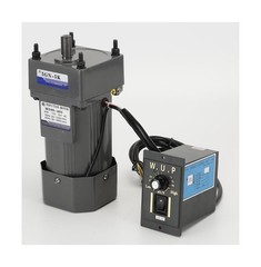 110V AC Motor + Speed Controller + Gear Box, 90W Single Phase Electric Motor …