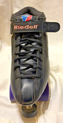 Riedell R3 Cayman Roller Skates Men’s Size 9 Black w/ Zen Sonar Wheels VGC