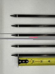 Lot Of 5 Black Eagle Outlaw 500 Spine Carbon Arrows – Item 4295