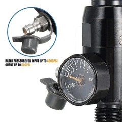Paintball PCP Valve HPA Air Tank Regulator Output 800Psi 5/8″-18UNF 4500psi