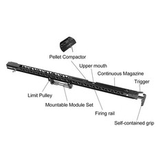 Archery Rapid Bow Shooter Steel Ball Launcher 20-70lbs Compound Recurve Hunting